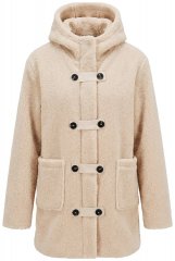 Ulla Popken 850589 Teddytakki Luonnonvalkoinen