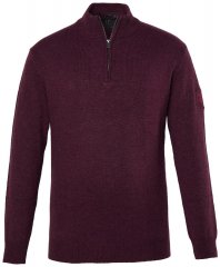 JP1880 851428 Half-zip neulepaita Luumu TALL