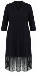 Ulla Popken 852937 Jerseymekko Musta
