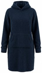 Ulla Popken 853353 Oleskelumekko hupulla Tummansininen
