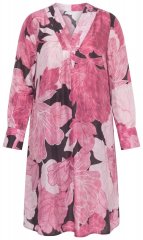 Ulla Popken 853426 Kukkakuvioinen mekko Luumu