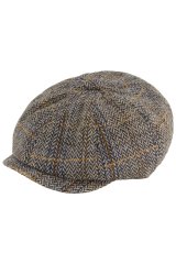 JP1880 853616 Flat cap Tummanharmaa