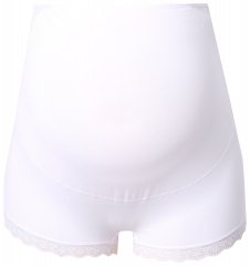 Ulla Popken 853631 Äitiysalushousut pitsillä Valkoinen