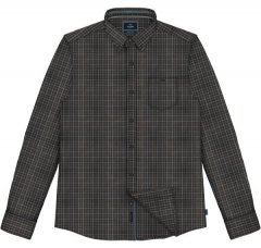 Double Outfitters FS-5230 Ruudullinen paita Tummansininen/Ruskea