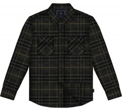 Double Outfitters GS-5233 Flanellipaita Musta/Harmaa