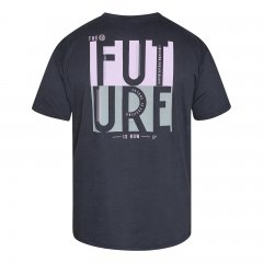 North Latitude T-Shirt With Back Print Musta