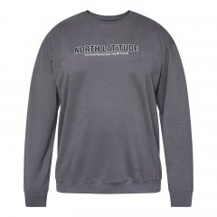 North Latitude Crewneck Sweatshirt Harmaa/Charcoal