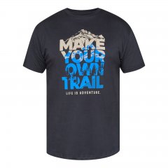 North Latitude Trail T-Shirt Musta