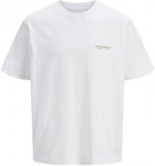 Jack & Jones Lington Crew Neck T-Shirt Bright White