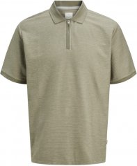 Jack & Jones Ronnie Polo with Zipper Grey