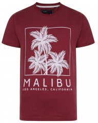 Kam Jeans 5336 Malibu T-Shirt Burgundy