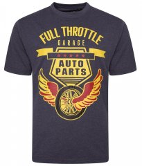 Kam Jeans 5703 Full Throttle T-Shirt Indigo