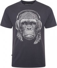 Kam Jeans 5759 Stencil Gorilla Print T-Shirt Indigo