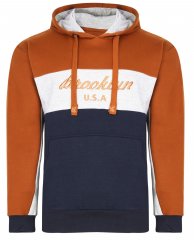 Kam Jeans 7046 Over Head Brooklyn Hoodie Orange