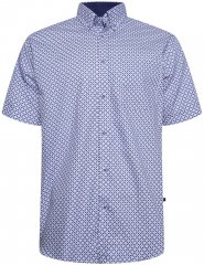 Kam Jeans P046 geometrisesti kuvioitu kauluspaita