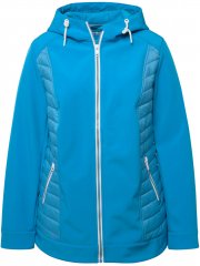 Ulla Popken Hyprar Quilt Mix Jacket Aqua