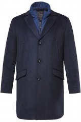 JP1880 Coat Flexnamic With Removable Insert Navy
