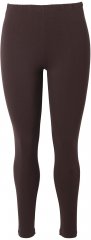 Ulla Popken Basic Stretch Knit Ankle Length Leggings Pine Brown