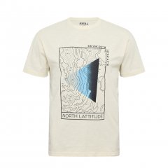North Latitude T-shirt Printed Short Sleeve Off-White