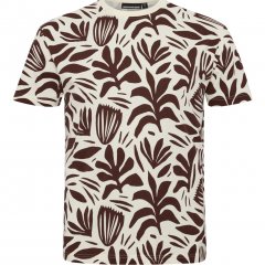 North Latitude T-Shirt Printed Allover Bordeaux