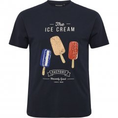North Latitude T-Shirt Ice Cream Navy