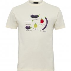 North Latitude T-Shirt Eggplant Off-White