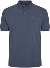 North Latitude Polo Short Sleeve Blue Melange TALL