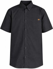 Motley Denim Zagreb Lyhythihainen Kauluspaita Tummanharmaa