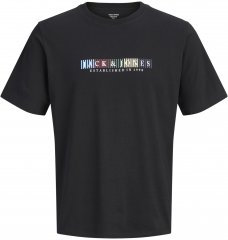 Jack & Jones Nantucket Branding T-Paita Musta