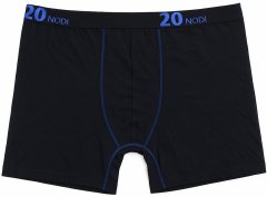 20 Nodi Stretch Cotton Boxer with Medium Leg Black