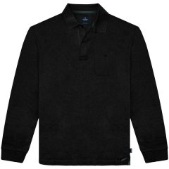 Double Outfitters PS-3100 Polo Shirt Chest Pocket Black