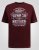 D555 Baldwin Grumpy Old Man Club Print Crew Neck T-shirt Burgundy/ Black Twist - T-paidat - Isot T-paidat 2XL – 14XL