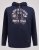 D555 Hector Adventurer Printed Zip Through Hoody Tummansininen - Hupparit ja collegepaidat - Miesten hupparit ja collegepaidat isot koot