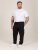 D555 Dexter 1 Cargo Jogger With Bear Embroidery Musta - Collegehousut ja collegeshortsit - Miesten Isot collegehousut ja collegeshortsit