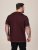 D555 Baldwin Grumpy Old Man Club Print Crew Neck T-shirt Burgundy/ Black Twist - T-paidat - Isot T-paidat 2XL – 14XL