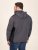 D555 Conrad Detachable Hood Bonded Fleece Zip Through Hoody Tummansininen - Hupparit ja collegepaidat - Miesten hupparit ja collegepaidat isot koot