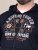 D555 Hector Adventurer Printed Zip Through Hoody Tummansininen - Hupparit ja collegepaidat - Miesten hupparit ja collegepaidat isot koot