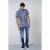 D555 Sheldon Hawaii Shirt Navy - Kauluspaidat - Miesten isot kauluspaidat 2XL – 8XL