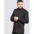D555 Michael Couture Stretch Shirt Black - Kauluspaidat - Miesten isot kauluspaidat 2XL – 8XL