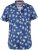 D555 BURLEY Palm Tree Print Shirt - Kauluspaidat - Miesten isot kauluspaidat 2XL – 8XL