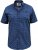 D555 Tristain S/S Floral Ao Print Shirt Navy - Kauluspaidat - Miesten isot kauluspaidat 2XL – 8XL