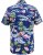 D555 Durham Flamingo Hawaiian Ao Print Shirt - Kauluspaidat - Miesten isot kauluspaidat 2XL – 8XL