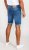 D555 Suffolk Blue Stretch Denim Shorts - Shortsit - Shortsit, isot koot – W40-W60