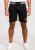 D555 Sutton Elasticated Waist Shorts With Embroidery Black - Collegehousut ja collegeshortsit - Miesten Isot collegehousut ja collegeshortsit