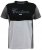 D555 Felix Couture Crew Neck Cut And Sew T-Shirt Black/Charcoal - T-paidat - Isot T-paidat 2XL – 14XL
