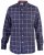 D555 Townsville Check Button Down Collar Shirt Navy - Kauluspaidat - Miesten isot kauluspaidat 2XL – 8XL