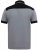 D555 Prinstead Pique Polo Shirt Grey - Pikeepaidat - Miesten isot pikeepaidat