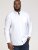 D555 Richard Long Sleeve Oxford Shirt White - Kauluspaidat - Miesten isot kauluspaidat 2XL – 8XL