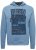 Blend Hoodie 4285 Copen Blue - Hupparit ja collegepaidat - Miesten hupparit ja collegepaidat isot koot