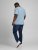 Jack & Jones JJMOON T-shirt Faded Denim - T-paidat - Isot T-paidat 2XL – 14XL